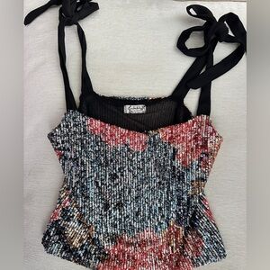 Free People Multicolor Sequin Camisole